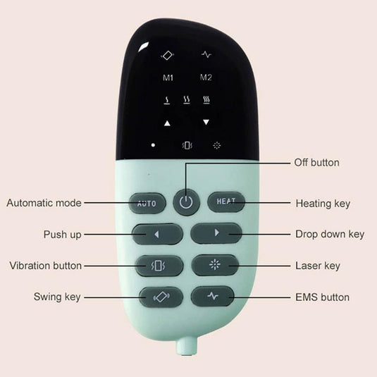 Caremax Heated Lumbar Traction Back Massager & Stretcher 1Unit