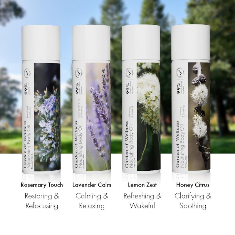 Load image into Gallery viewer, Garden of Wellness Nourishing Body Oil Lemon Zest 120ml
