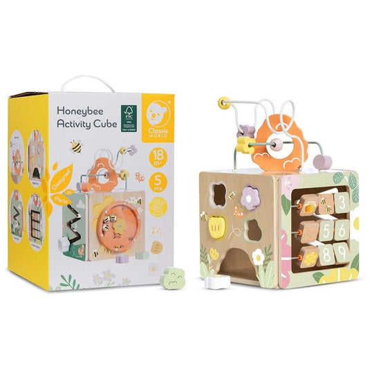Classic World Honeybee Activity Cube One Size