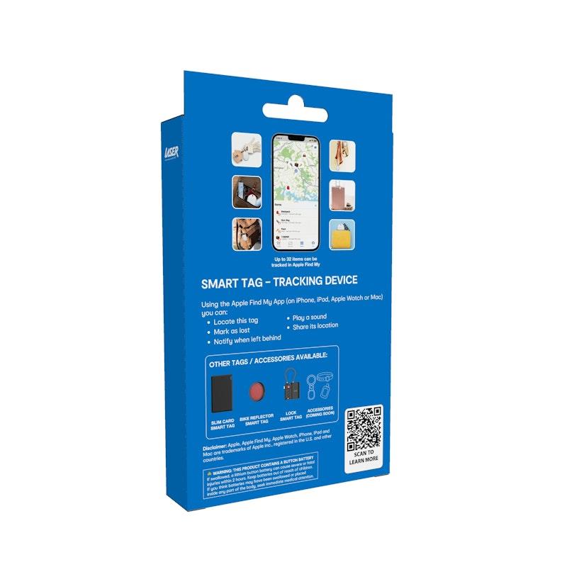 Load image into Gallery viewer, Laser Mini Travel Smart Tag White
