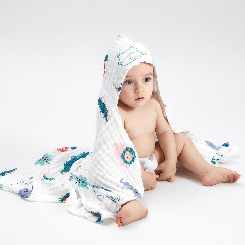 Load image into Gallery viewer, Bc Babycare Hooded Bath Towels Forest
