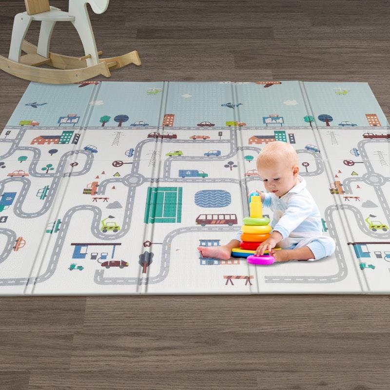 Load image into Gallery viewer, BoPeep Kids Play Mat Baby Crawling Pad Floor Foldable XPE Foam Non-slip Cloud
