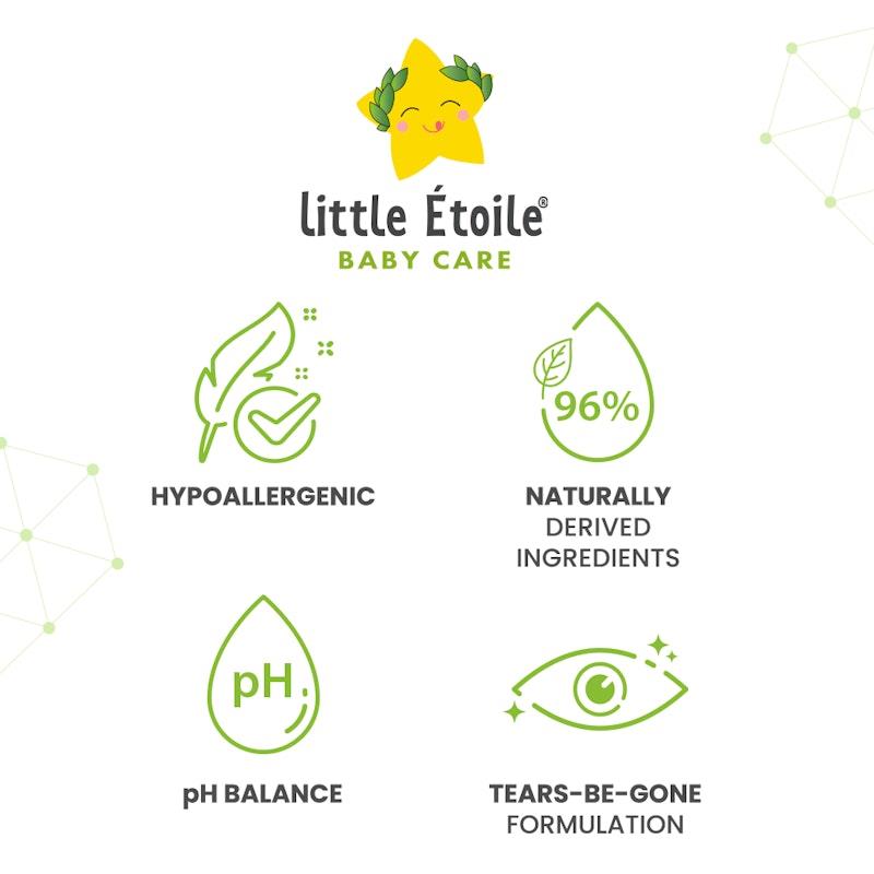Load image into Gallery viewer, Little Etoile Head to Toe Bubbly Wash for Delicate Skin (0+ Months) 250ml
