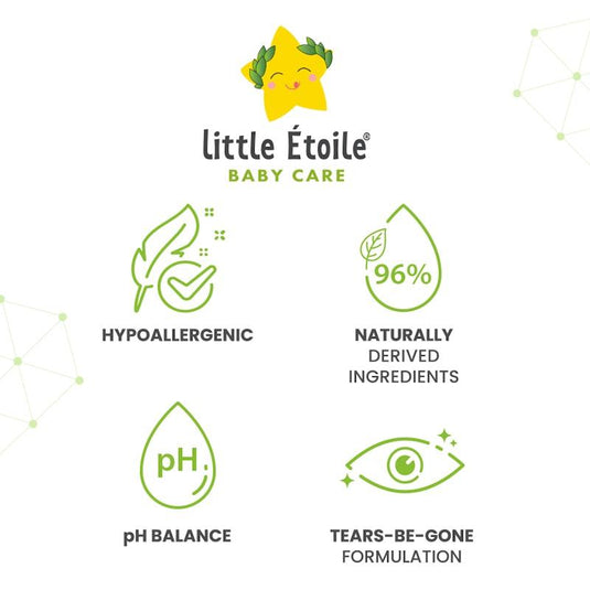 Little Etoile Head to Toe Bubbly Wash for Delicate Skin (0+ Months) 250ml