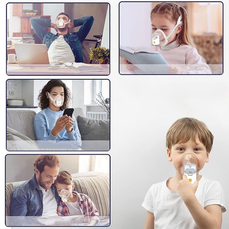 Load image into Gallery viewer, Caremax Hands-Free Mini Ultrasonic Mesh Nebuliser Inhaler 1Unit
