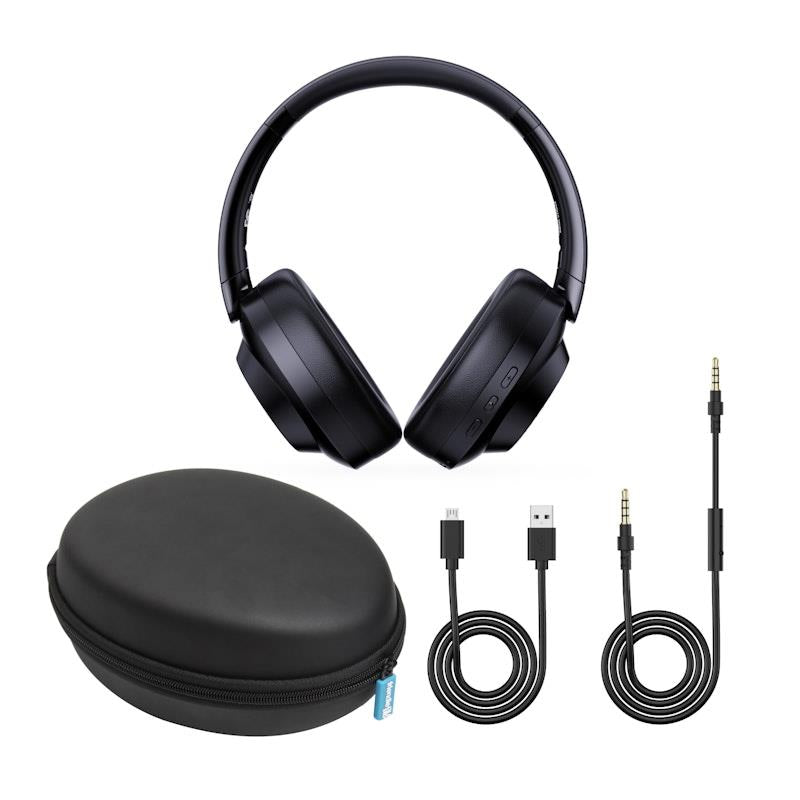 Load image into Gallery viewer, Friendie AIR PRO 5 ANC Matte Onyx Black (Active Noise Cancelling Over Ear Wireless Headphones) 1Set

