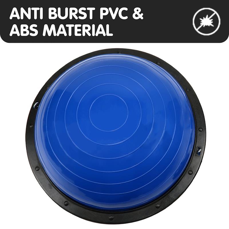 Load image into Gallery viewer, Powertrain Fitness Yoga Ball Home Gym Workout Balance Trainer Blue
