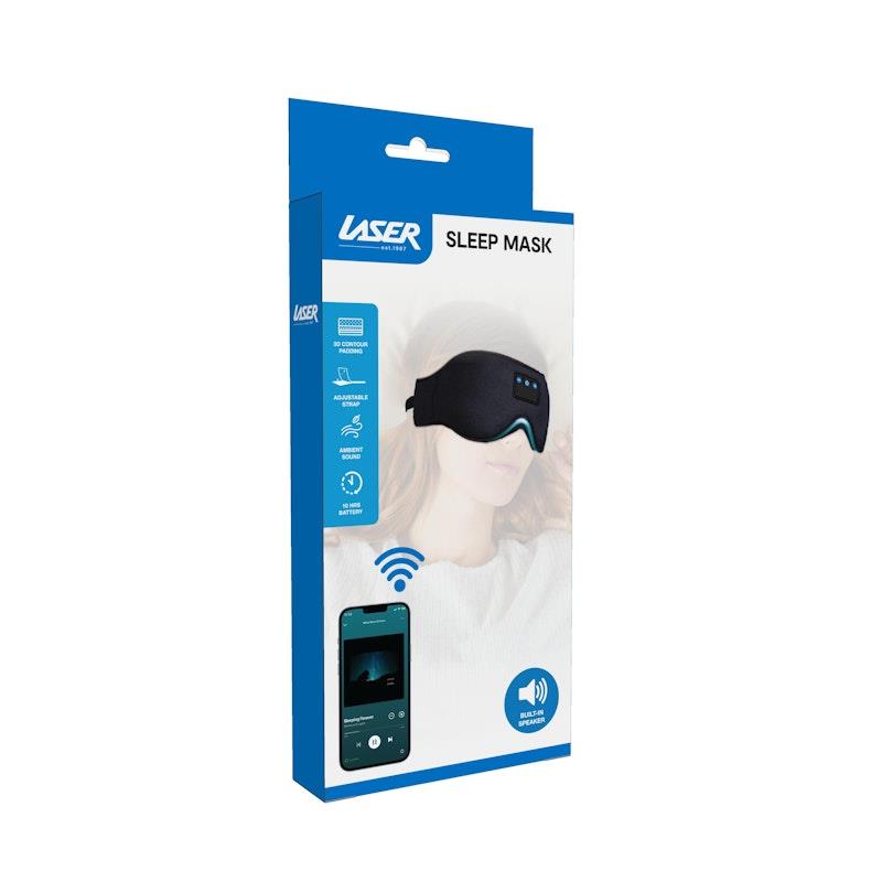Load image into Gallery viewer, Laser Sleep Mask with Bluetooth Headphones Black
