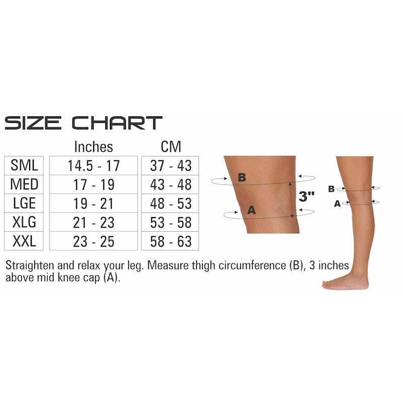 Load image into Gallery viewer, BodyAssist Contoured 4-Way Sports Elastic Knee Sleeve x 2 Bundle XXL
