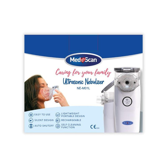 MedeScan Nebuliser + Ultrasonic Portable Mesh Nebuliser Bundle