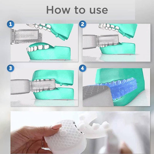 Caremax Ultrasonic Rechargeable 360 degree Portable Tooth Brush 1Unit