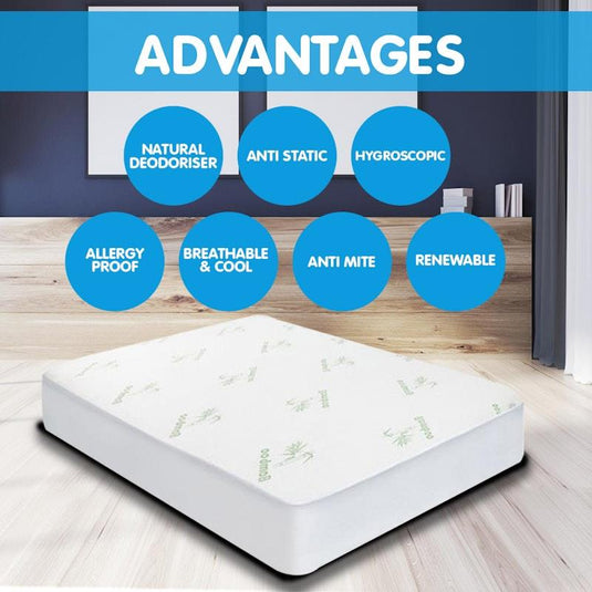 Laura Hill Bamboo Mattress Protector Single