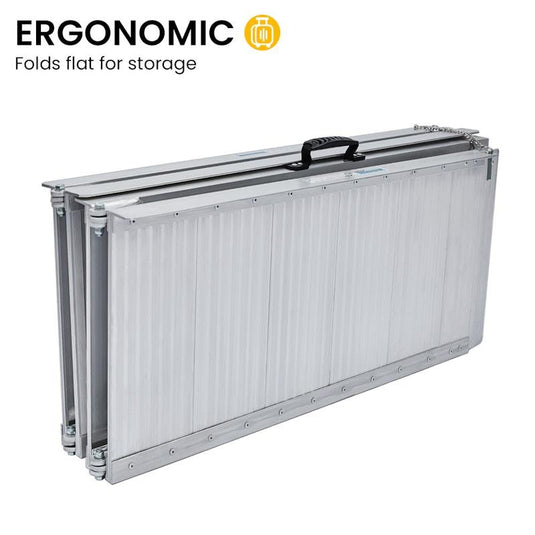 Kartrite Aluminium Portable Wheelchair Ramp R02 6 Feet