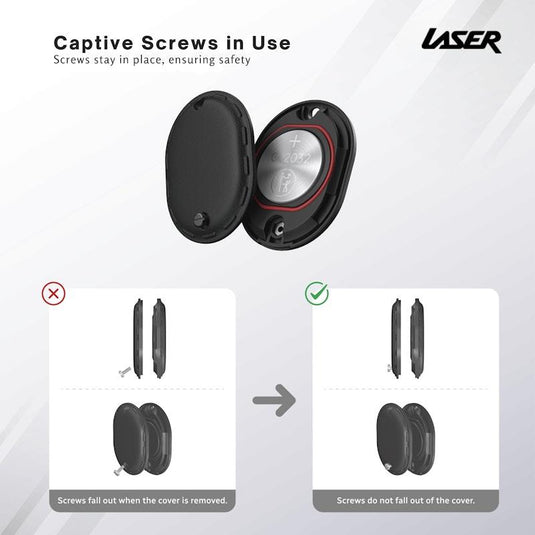 Laser Mini Travel Smart Tag Black