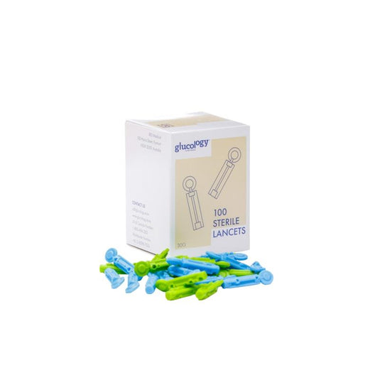 Glucology Lancing Care Kit (200 Lancets and Lancing Device)