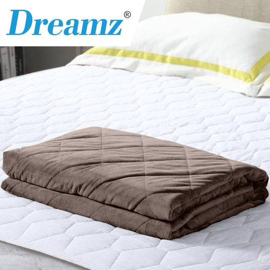 DreamZ Weighted Blanket Heavy Gravity Adults Sleeping Deep Relax Kids Adult 9KG 1Piece