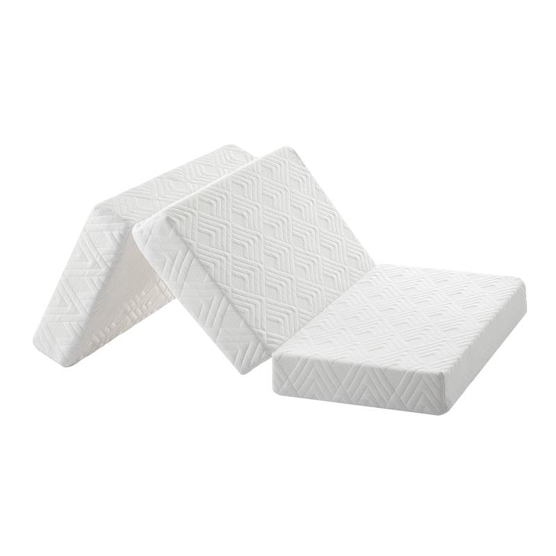 Load image into Gallery viewer, Bedra Bedding Folding Mattress 3-Fold Foldable Foam Mattresses Bed Mat White
