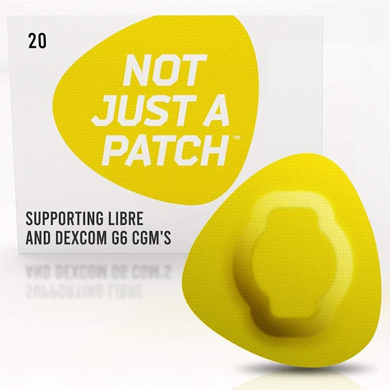 Load image into Gallery viewer, Not Just a Patch CGM Patches for Freestyle Libre and Medtronic - Black 20pk
