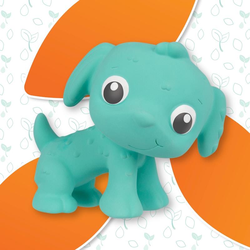 Load image into Gallery viewer, Playgro Eco Play Natural Rubber Pooky Puppy Turquoise
