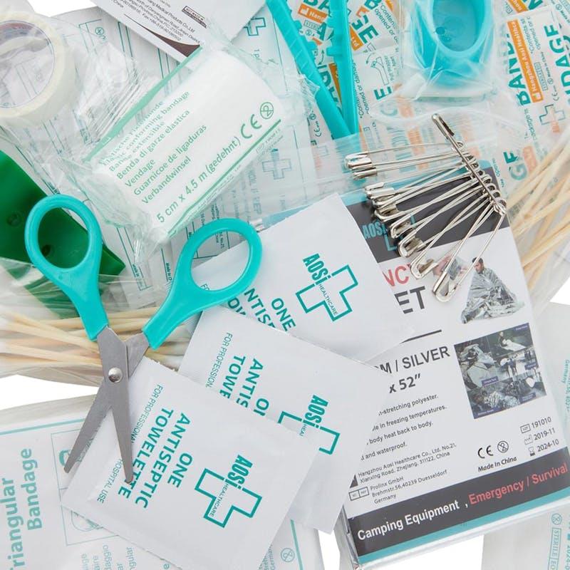 Load image into Gallery viewer, Clevinger Emergency First Aid Kit Surgical Supplies 92 Pieces
