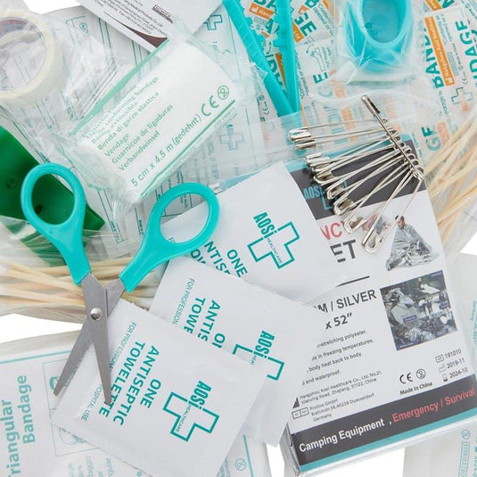 Clevinger Emergency First Aid Kit Surgical Supplies 92 Pieces