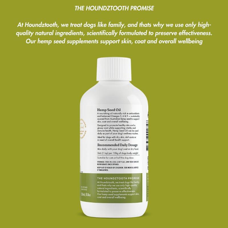 Load image into Gallery viewer, HOUNDZTOOTH Hemp Seed Oil for Dogs 250ml
