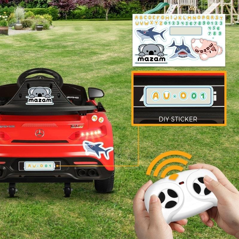 Load image into Gallery viewer, Mercedes-Benz Kids Ride On Car AMG GTR Licensed Electric Toy Gift 12V Red
