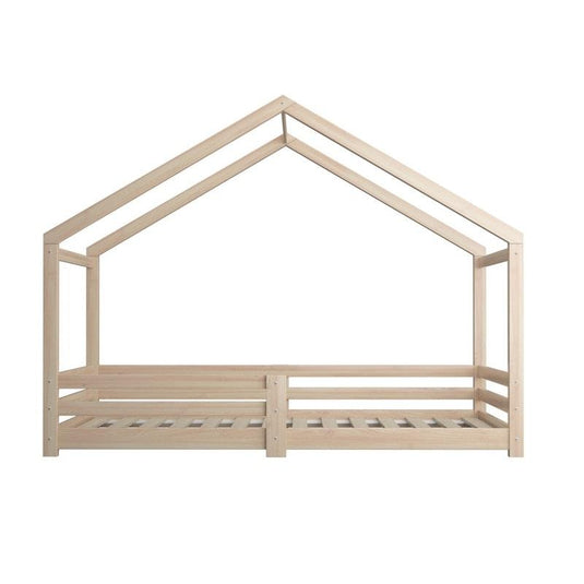Oikiture Bed Frame Wooden Timber House Frame Single