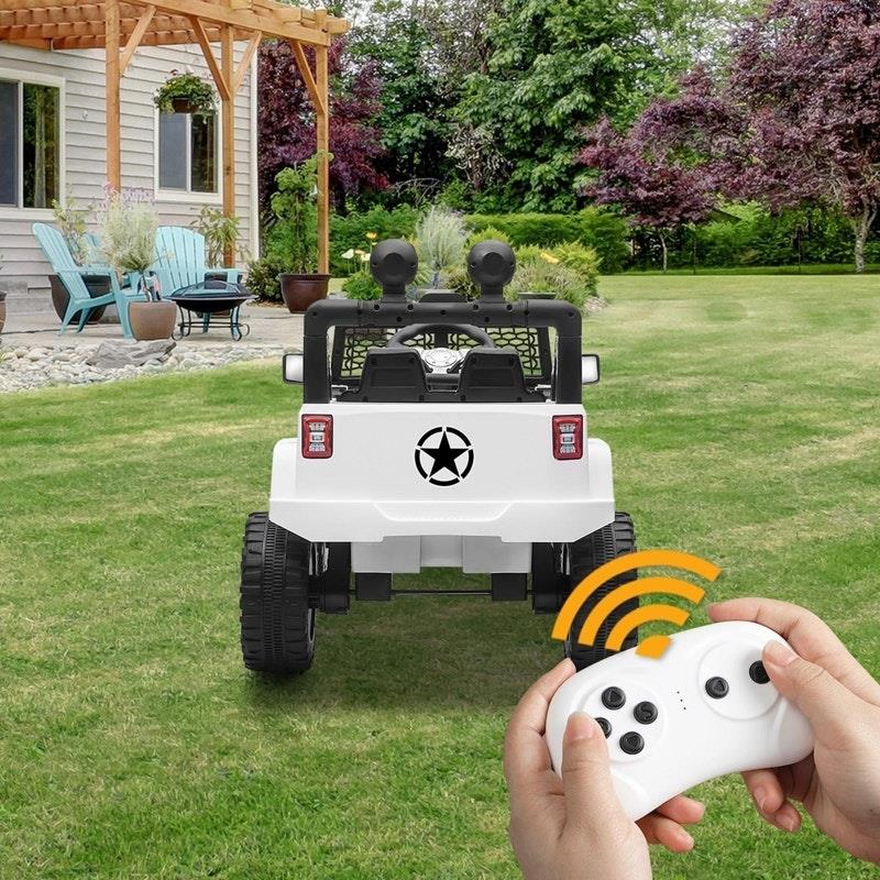 Load image into Gallery viewer, Mazam Kids Ride On Car Electric Toys Jeep White
