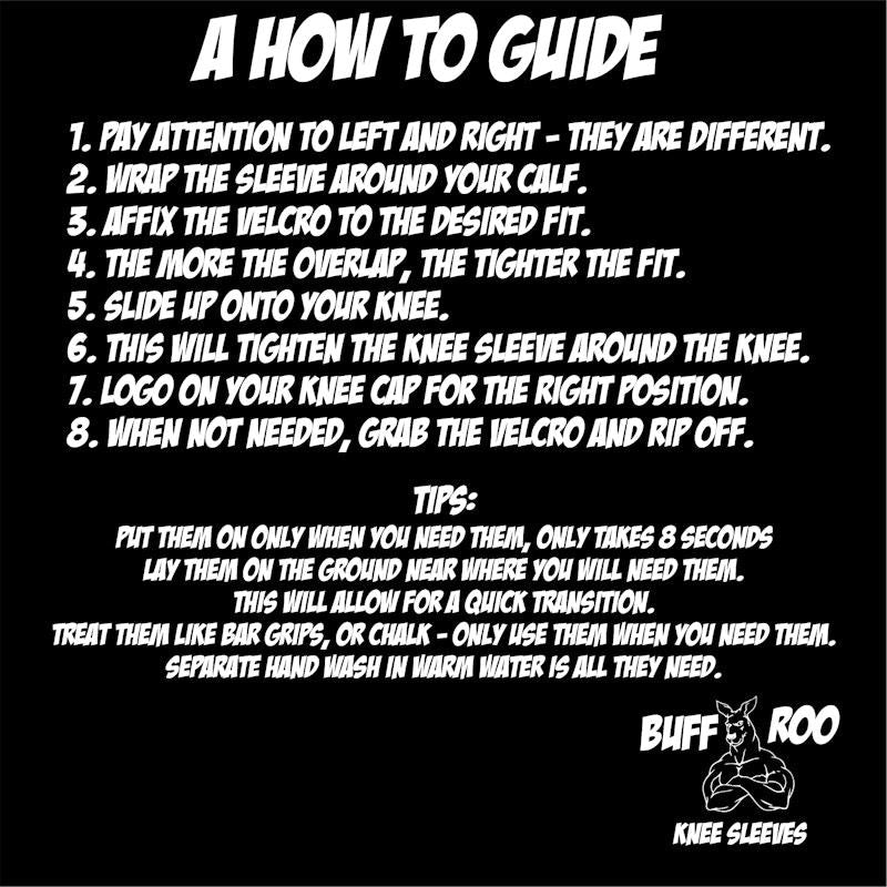 Load image into Gallery viewer, Buff Roo Knee Sleeves 7mm- Pair Small
