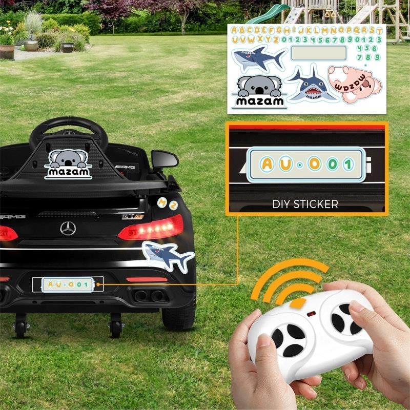 Load image into Gallery viewer, Mercedes-Benz Kids Ride On Car AMG GTR Licensed Remote Electric Toy 12V Black
