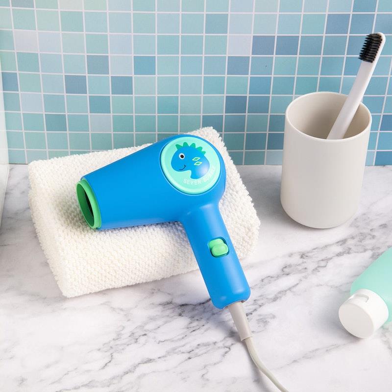 Load image into Gallery viewer, Seven Bubbles Low Heat Speed Hair Dryer Baby Infant Kid Grooming Blow Hairdryer Blower Blue
