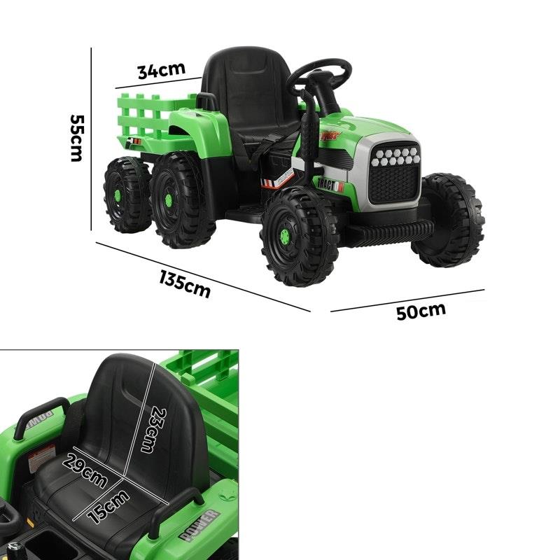 Load image into Gallery viewer, Mazam Kids Ride On Car Tractor 12V Electric Battery Remote Control Green

