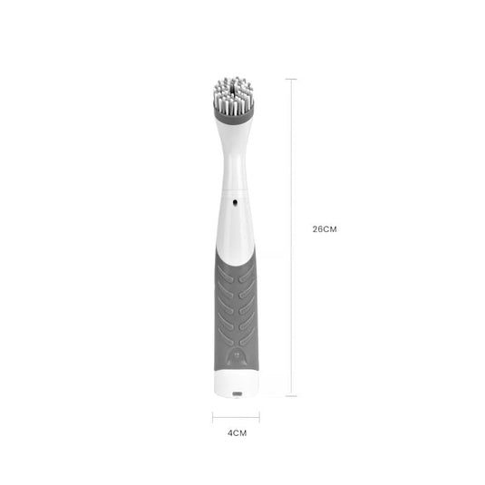 Living Today Battery Operated Scrubber Brush with 4 Interchangeable Heads 1Pack