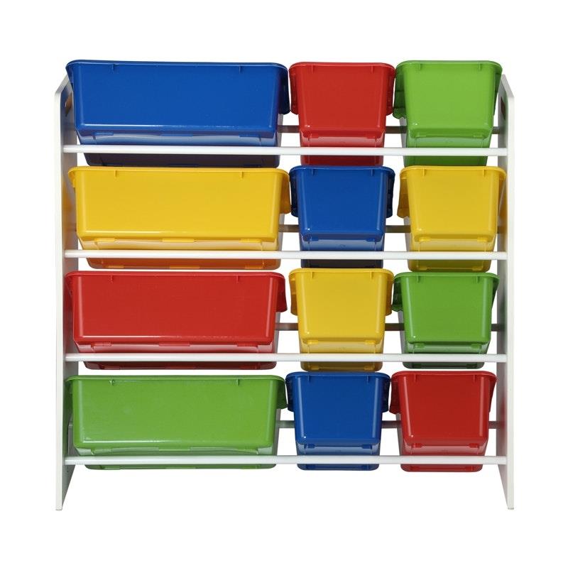 Load image into Gallery viewer, Oikiture Kids Toy Box Organiser 12 Bins Display Shelf Storage Rack Drawer Multicolors

