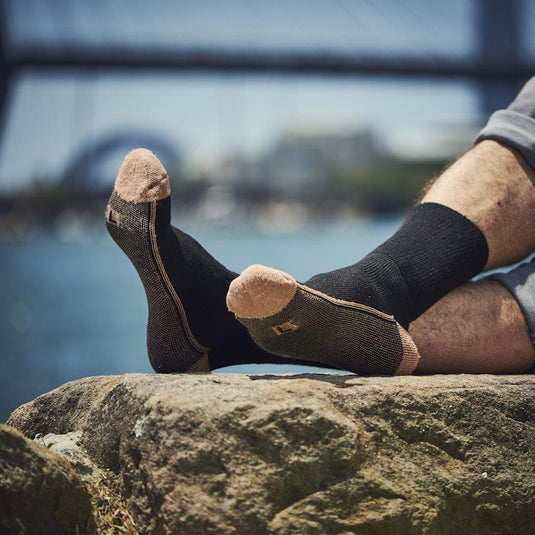 Glucology 6 Pack Mixed Classic Socks - Black White Grey Medium