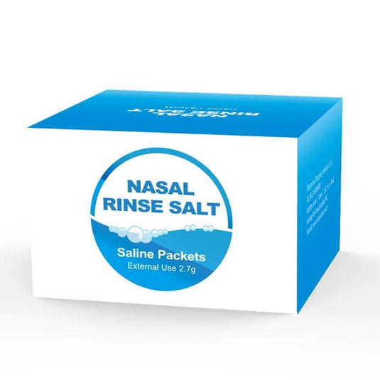 Waterpulse Sinus Rinse Neti Pot Kit with 30 Washing Salt Pack Bundle