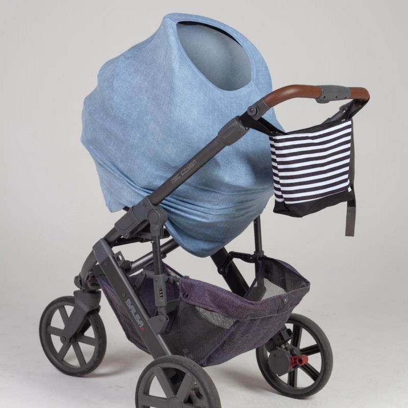 Load image into Gallery viewer, Zoe Sage 5 in 1 Multi-Use Mama Cover Sea Blue 1pc
