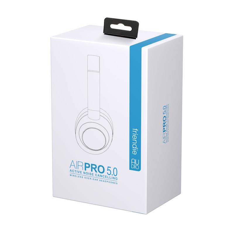 Load image into Gallery viewer, Friendie AIR PRO 5 ANC Matte Onyx Black (Active Noise Cancelling Over Ear Wireless Headphones) 1Set
