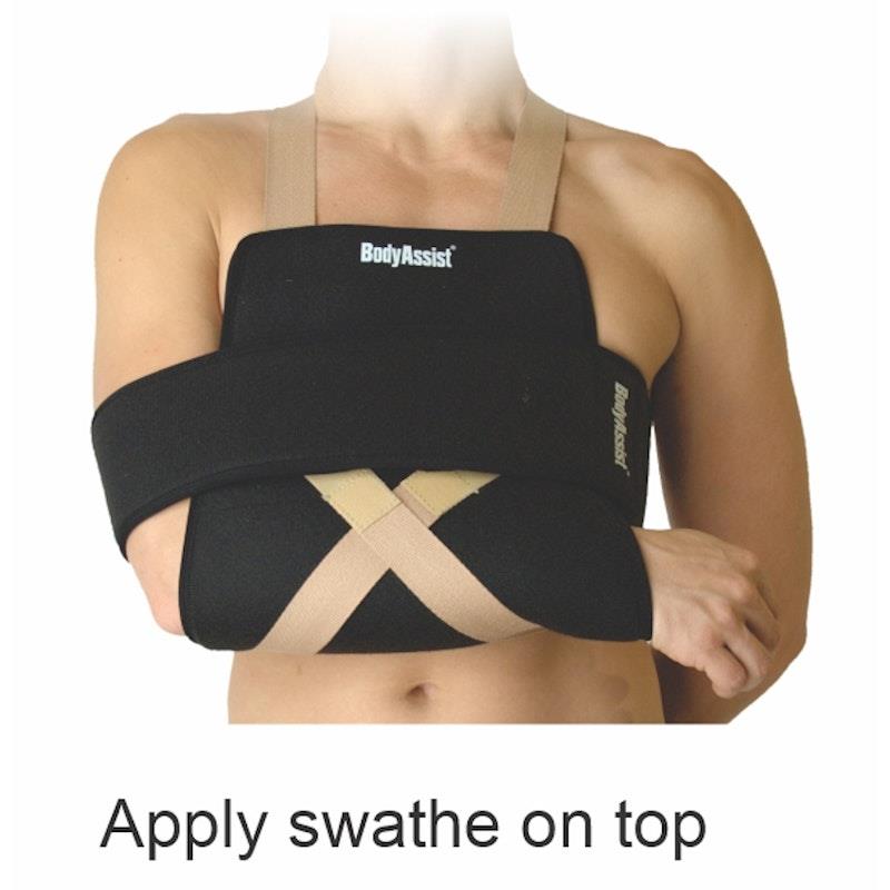 Load image into Gallery viewer, BodyAssist Pouch Arm Sling with Stabilization Swathe LGE-XLG
