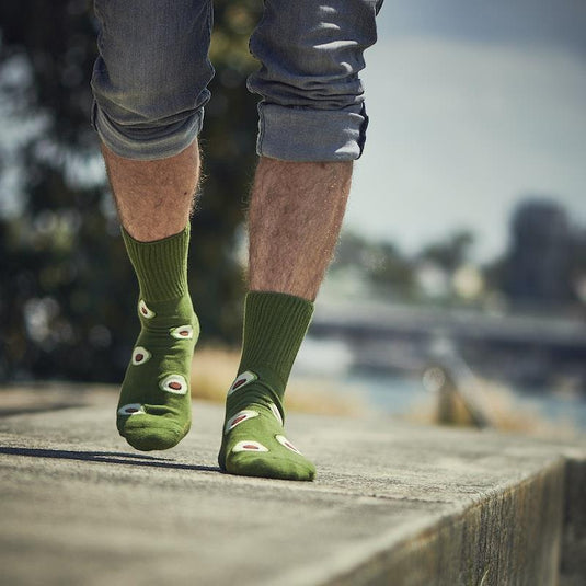 Glucology Copper based Socks | 2 Pairs Medium/ Avocado