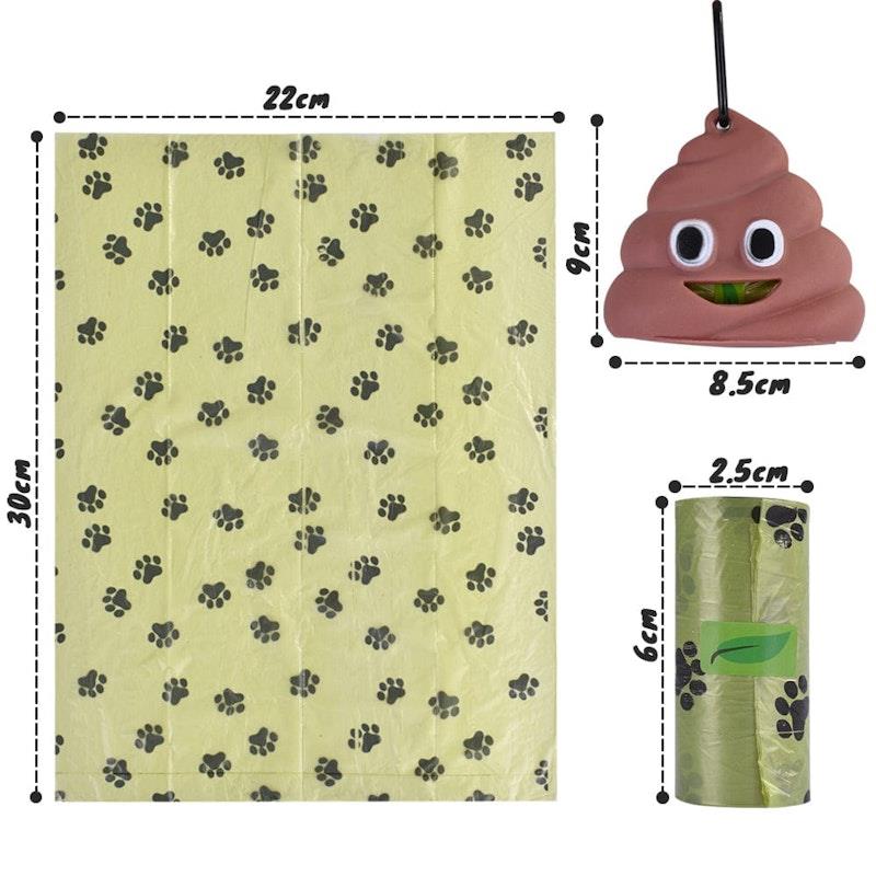 Load image into Gallery viewer, Living Today Pet Dog Poop Dispenser and 135 Biodegradable Unscented Waste Bags Bundle
