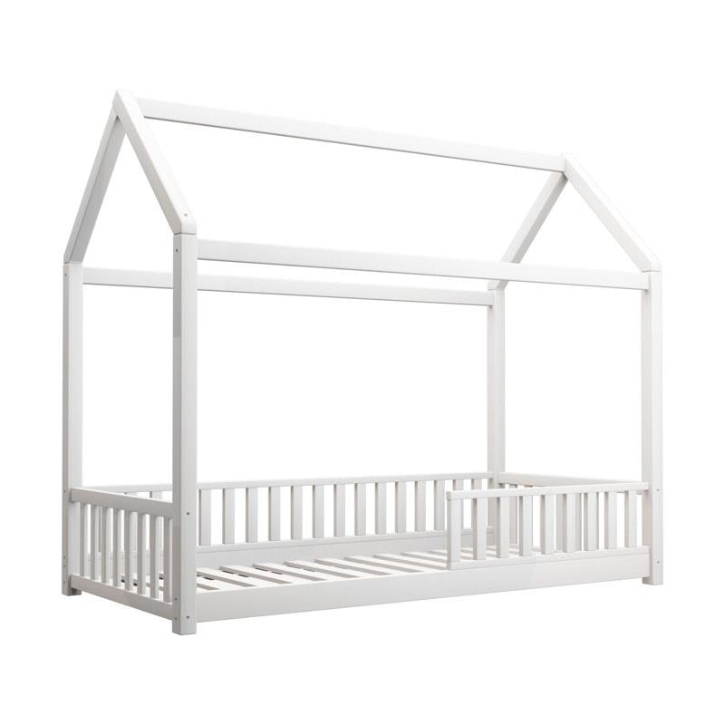 Load image into Gallery viewer, Oikiture Bed Frame Kids Wooden Timber House Frame Single
