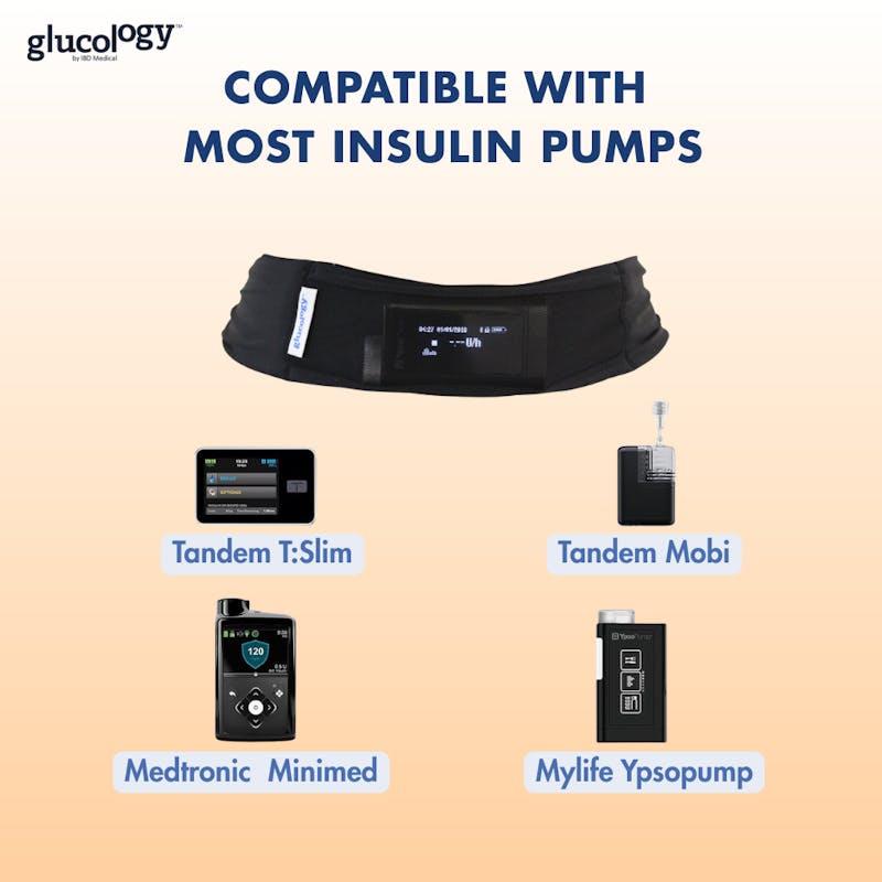 Load image into Gallery viewer, Glucology Insulin Pump Waist Belt Black Extra Large
