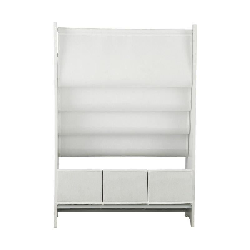 Load image into Gallery viewer, Oikiture Kids Bookshelf Toy Storage Box Organiser Display Shelf DIY Storage Rack White
