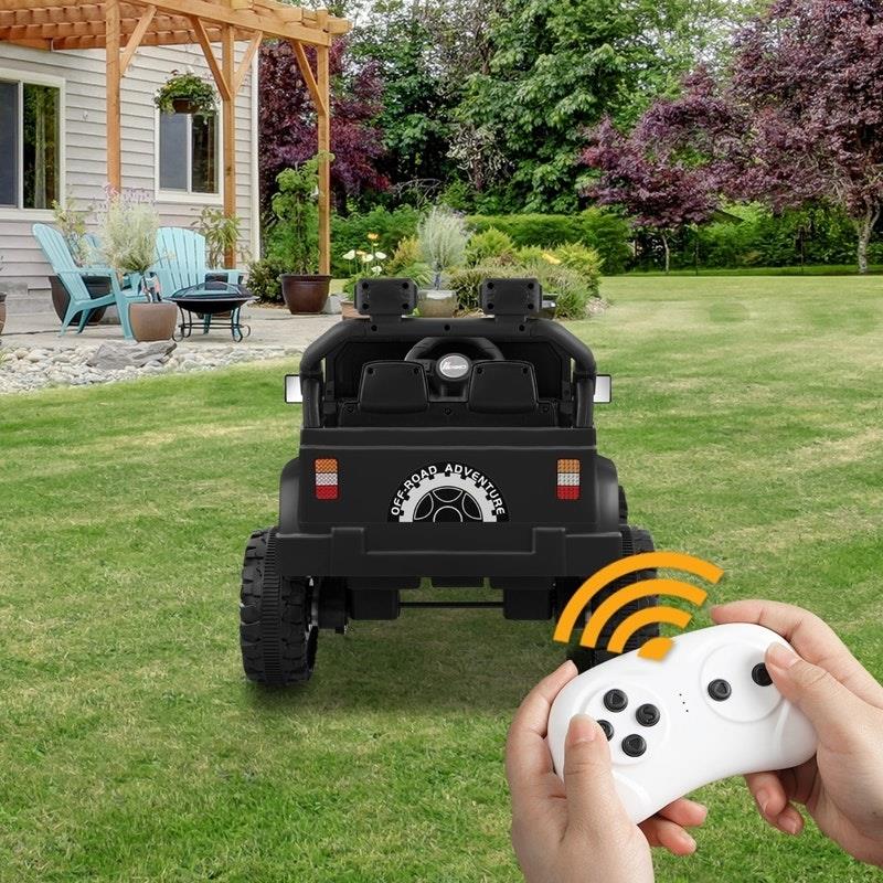 Load image into Gallery viewer, Mazam Kids Ride On Car Jeep 12V Electric Remote Control Toddler Toy Black
