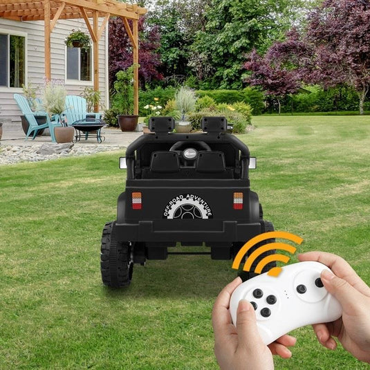 Mazam Kids Ride On Car Jeep 12V Electric Remote Control Toddler Toy Black