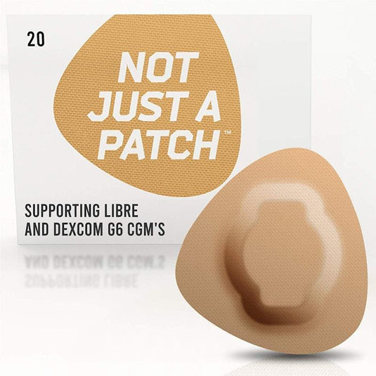 Not Just a Patch CGM Patches for Freestyle Libre and Medtronic - Black 20pk