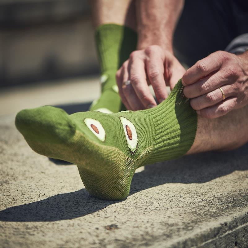 Load image into Gallery viewer, Glucology Copper based Socks | 2 Pairs Small/ Avocado
