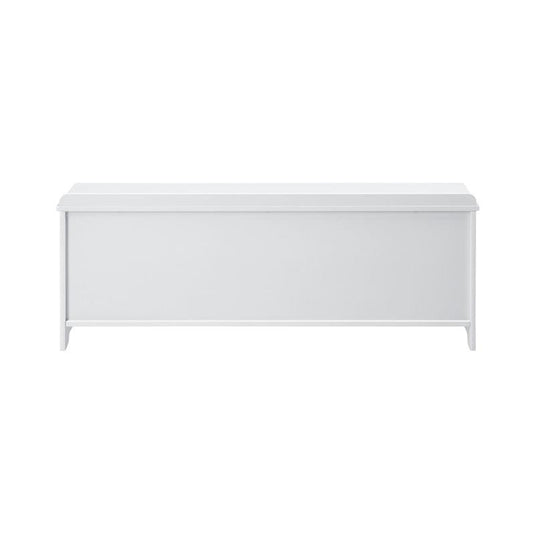 Oikiture Kids Toy Box Chest Storage Box Children Room Organiser Seating Bench White